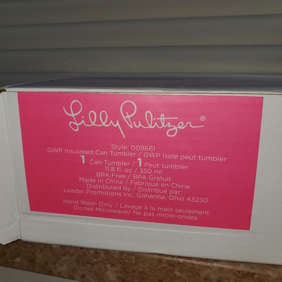 NIB Lilly Pulitzer Flock Full Of Fun Insulated Cup - Picture 5 of 7